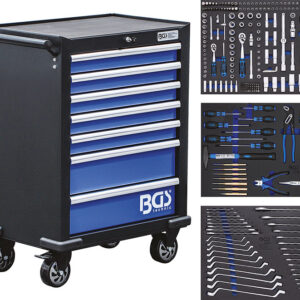 carrello porta utensili BGS4207 7 cassetti e 263 utensili professionali -2